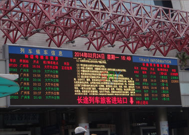Chine les écrans en aluminium de la publicité de 1R1G1B LED pour le péage postent, PLONGENT l'affichage à LED de P10 fournisseur