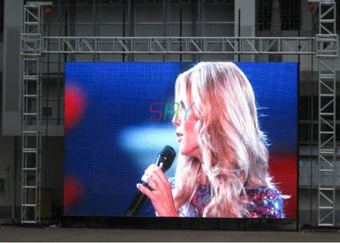 Chine Durée de vie de location de l'affichage à LED 100000hrs du message publicitaire 10mm LED de panneau d'affichage extérieur de DIP346 fournisseur