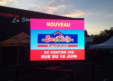 La haute régénèrent le conseil grand- de publicité extérieure de l'angle de visualisation LED d'écran de mur de LED  fournisseur