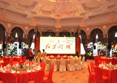 Mur visuel d'intérieur de P7.62 SMD LED, affichage orienté vers le service avant commercial fournisseur