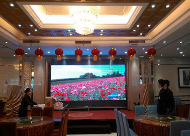 Mur visuel d'intérieur de P7.62 SMD LED, affichage orienté vers le service avant commercial fournisseur