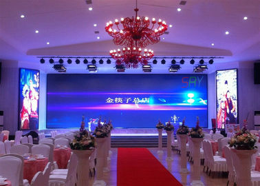 Mur visuel d'intérieur de P7.62 SMD LED, affichage orienté vers le service avant commercial fournisseur