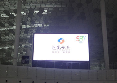 Affichage à LED fixe d'intérieur de WIFI/3G P10 RVB Pour l'aéroport/station, écran polychrome de LED fournisseur