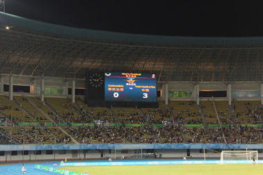 affichage à LED Statique de périmètre de stade de 8000 lentes, écran polychrome de stade de football fournisseur