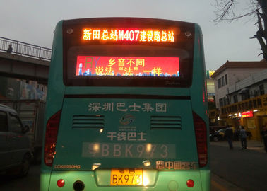 panneaux de destination de la fenêtre arrière LED d'affichage à LED De dessus de taxi de 6mm Digital pour des autobus fournisseur