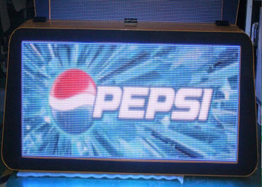 L'affichage à LED Visuel du taxi P6/la publicité de la double LED dégrossie signe le caisson lumineux fournisseur