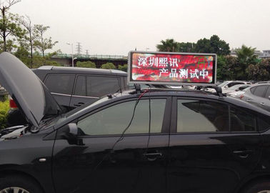 L'affichage à LED Visuel du taxi P6/la publicité de la double LED dégrossie signe le caisson lumineux fournisseur