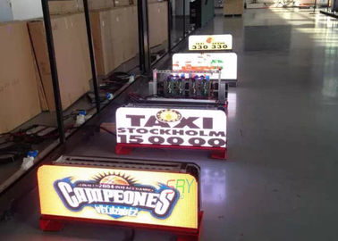 signes constants de toit de taxi du courant LED du taxi LED du poids 25kg de balayage extérieur de l'écran 1/8 fournisseur