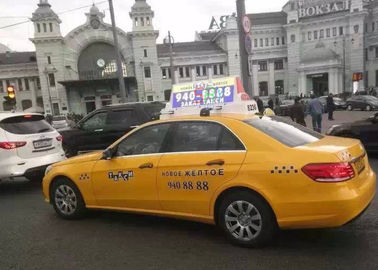 panneau d'affichage mobile sans fil de l'affichage à LED 6500nits LED de 1R1G1B 3in1 Pour le taxi fournisseur