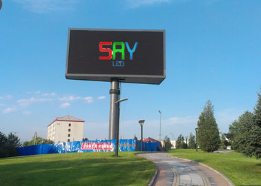 Écrans extérieurs de la publicité du lancement LED de pixel avec le grand angle de visualisation, affichage à LED de 10mm fournisseur