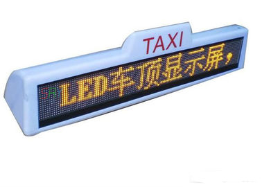 Affichage à LED Mobile du taxi P10, 96 x 16 affichage à LED Multi de couleur du pixel IP65 fournisseur