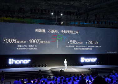lancement de pixel de 2.5mm annonçant écran du loyer LED de durée de vie d'affichage à LED Le long pour l'étape fournisseur