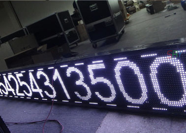 Affichage de message blanc de défilement de C.C 5V LED Wirless déplaçant le panneau d'affichage à LED fournisseur