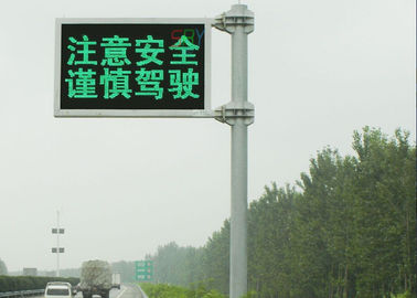 Trafiquez affichage à LED simple vert/bleu mobile élevé d'affichage de message de la manière LED, de couleur fournisseur