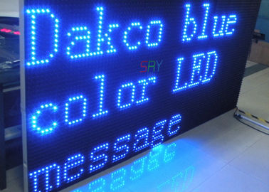 Trafiquez affichage à LED simple vert/bleu mobile élevé d'affichage de message de la manière LED, de couleur fournisseur