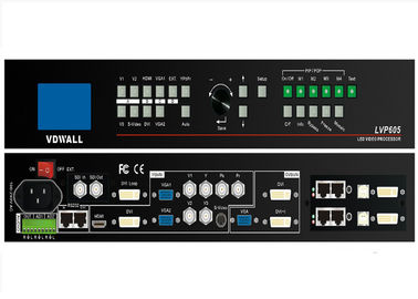 Processeur visuel HDMI de mur du contrôle LED de bouton du panneau LVP605 pour l'émission en direct fournisseur