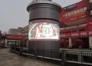 écrans incurvés ronds de 10mm LED, affichage à LED Polychrome extérieur d'intense luminosité fournisseur