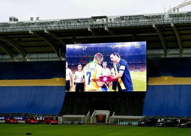 affichage à LED polychrome extérieur de 10mm, Écran du stade LED d'intense luminosité fournisseur