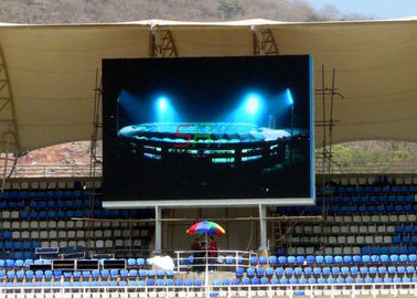 affichage à LED polychrome extérieur de 10mm, Écran du stade LED d'intense luminosité fournisseur