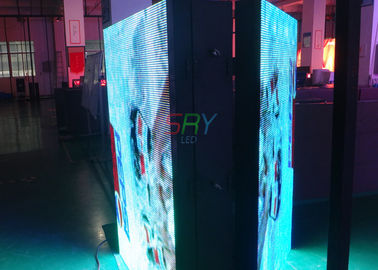 La publicité du double a dégrossi Cabinet de LED, 1/4 écran imperméable actuel constant du balayage LED fournisseur