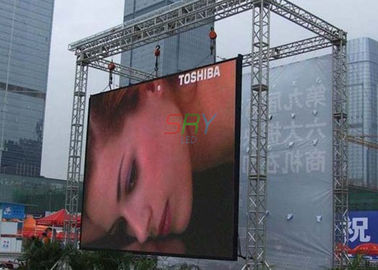 Durée de vie de location de l'affichage à LED 100000hrs du message publicitaire 10mm LED de panneau d'affichage extérieur de DIP346 fournisseur