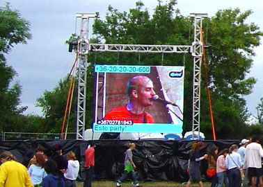 Durée de vie de location de l'affichage à LED 100000hrs du message publicitaire 10mm LED de panneau d'affichage extérieur de DIP346 fournisseur