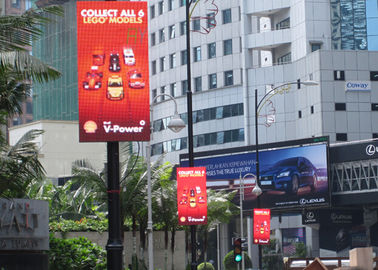 55 signe ouvert visuel mené de Polonais d'éclairage routier d'affichage de publicité extérieure de la série P6 d'Iphone de pouce fournisseur