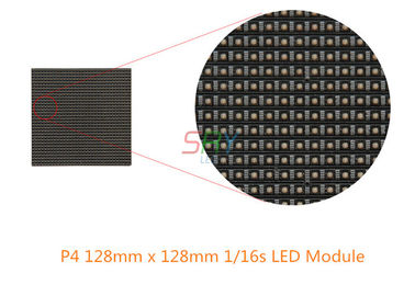 P4 module d'intérieur 1/16s d'affichage à LED de 128mm x de 128mm AVEC LA LED noire fournisseur