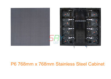 L'intense aluminium mince superbe du luminosité P6 a mené le Cabinet 768mm x 768mm Smd3528 fournisseur