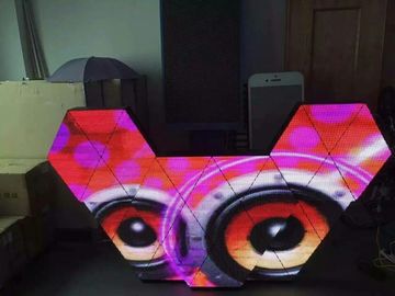 Façonnez au bureau 3D du DJ l'affichage à LED Fixe d'intérieur le lancement créatif 6.15mm fournisseur