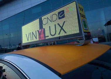 Système 3G 960mm x 320mm sans fil polychrome d'affichage à LED De taxi de P 5mm fournisseur