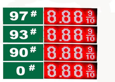 8,889 4 affichage de message mobile du segment LED des chiffres 7, signe mené de prix du gaz fournisseur