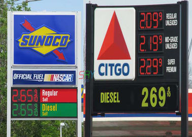 Le prix du pétrole 8888 a mené le signe, luminosité mobile d'affichage de message de LED intense fournisseur