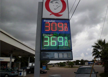 Affichage de message mobile de Digital LED de stations service, signe 8&quot; 10&quot; 12&quot; 16&quot; 18&quot; 20&quot; 24&quot; de prix du pétrole de LED fournisseur