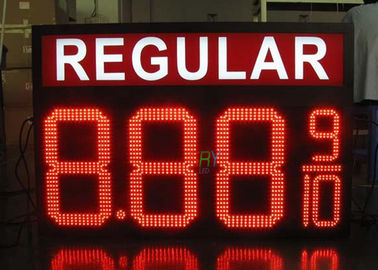 Affichage de message mobile de Digital LED de stations service, signe 8&quot; 10&quot; 12&quot; 16&quot; 18&quot; 20&quot; 24&quot; de prix du pétrole de LED fournisseur