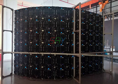 Plein HD 3.91mm a courbé les écrans de LED/grands panneaux d'affichage vidéo menés 120 horizontaux fournisseur