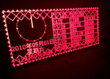 L'affichage de message mobile rouge simple d'intérieur de la couleur LED, faire défiler mené signe fournisseur