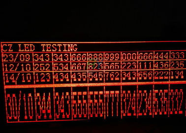 L'affichage de message mobile rouge simple d'intérieur de la couleur LED, faire défiler mené signe fournisseur