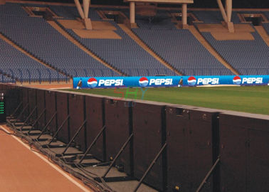 Écran visuel de périmètre de l'IMMERSION de l'affichage à LED de périmètre de stade de sport P16/2R1G1B LED fournisseur